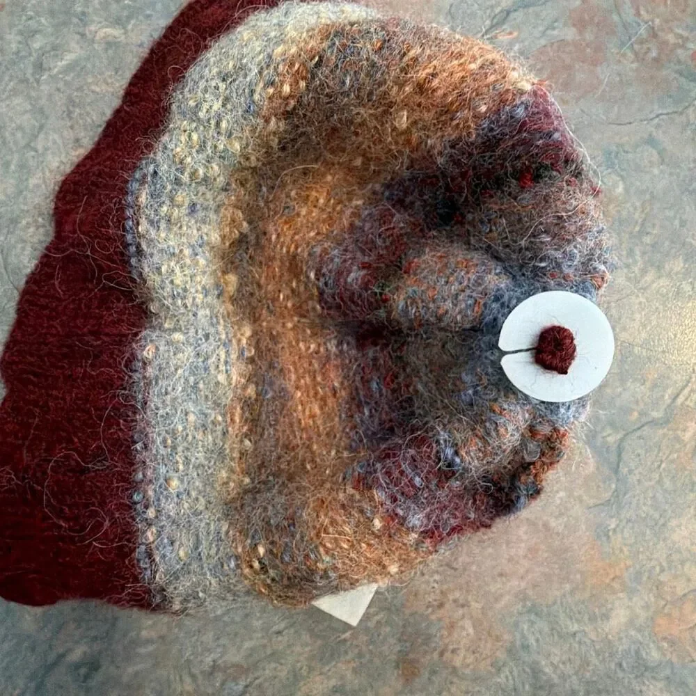 Turtle Fur Alpaca Cloche Beanie Hat Baby Earth Tones